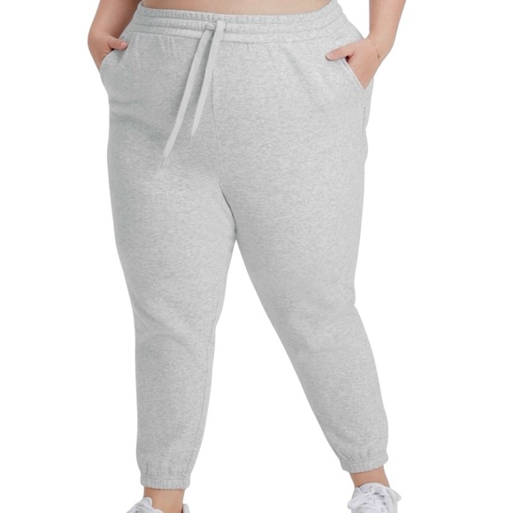 Fabletics Pants - Fabletics Jogger Sweatpants Size 1X Heather Gray Cozy Fleece Leisure Casual